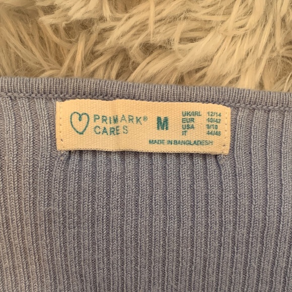 Light Blue Ribbed Top - Picture 2 of 4